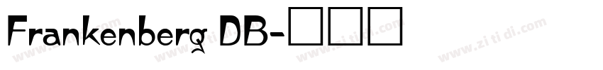 Frankenberg DB字体转换